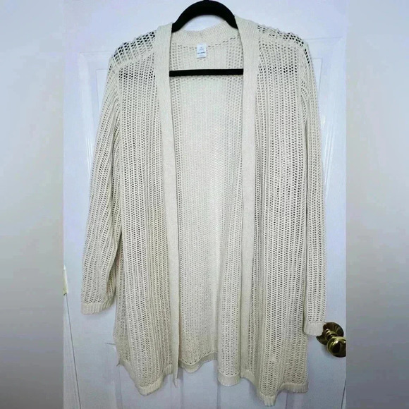 Like New! Old Navy Open-Front Longline Sweater, Size XL (16/18), Cozy Cashmere - Picture 2 of 5